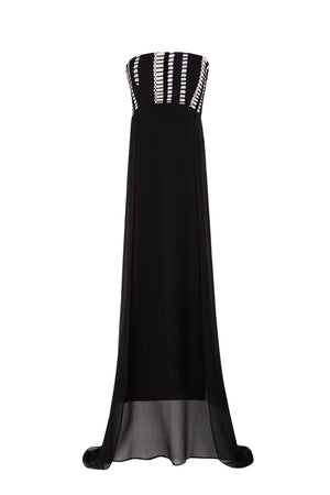 Helena Black and White Dress