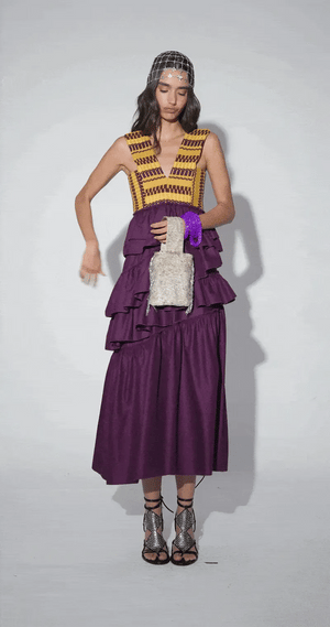 Vestido Cas Berenjena